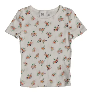 Kurzarm-Ripp-T-Shirt 601390 für Mädchen