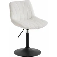 VASAGLE Barhocker Barstuhl, Küchenhocker, höhenverstellbar, um 360° drehbar (1 St), 46,5 x 43 x (65,5-77,5) cm (T x B x H), für Esszimmer, Küche