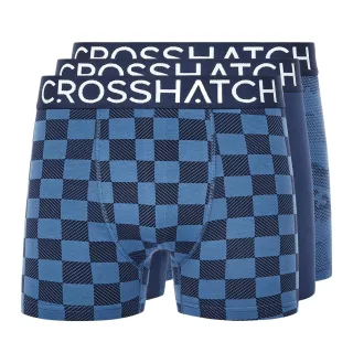 Crosshatch - "Bresler" Boxershorts für Herren(3er-Pack) ()
