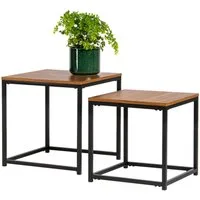 bremermann Satztisch 2er-Set, verschachtelbare Satztische, MDF-Platte (2-St)