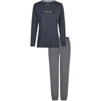 By Louise Schlafanzug Damen Pyjama mit Socken (2 tlg) Baumwolle
