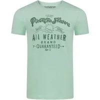 riverso T-Shirt Herren Printshirt RIVLeon Regular Fit (1-tlg) Kurzarm Tee Shirt mit Rundhalsausschnitt aus 100% Baumwolle