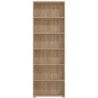 Home affaire Aktenregal Tomar 6, Bücherregal mit viel Stauraum, Maße (B/T/H): 70/24,5/211,5 cm