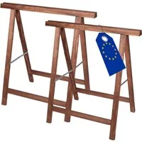 Modo24 Sägebock Holzbock, Klappbock, Arbeitsbock, Tapezierbock, Montagebock, Unterstellbock SDKM, 73x73x44 cm, 4 Farben und verschiedene Sets