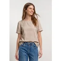 STREET ONE Shirtbluse mit Rundhalsausschnitt