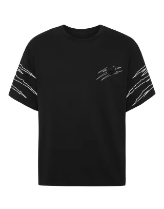 T-Shirt Rundhalsausschnitt Ss Scratch