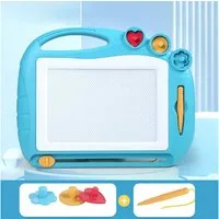 POPOLIC Zaubertafel Kinder-Malbrett, Magnetische Zeichentafel, Bunt Graffiti-Zeichenbrett, (1-tlg), Pädagogische Spielzeug-Geschenk mit 3 Stempel für Kinder 3 4 5 Jahre
