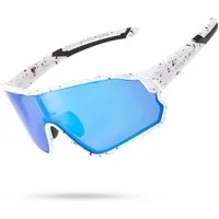 ROCKBROS Fahrradbrille Sonnenbrille Polarisierte UV400 Damen Herren Windschutzbrille, Sportbrille Radbrille zum Radfahren