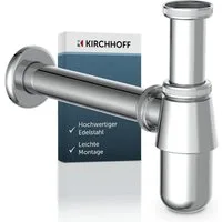 Kirchhoff Siphon Flaschensiphon, Chrom, 1 1/4" x 32 mm