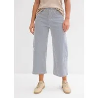 bonprix Webhose aus elastischem Baumwoll-Mix, mit Komfortbund, verkürzte Länge