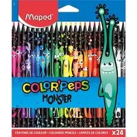 MAPED Buntstift 24 COLOUR'PEPS MONSTER Buntstifte farbsortiert