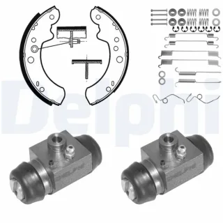 Delphi Bremsbacken hinten Ford Transit 798