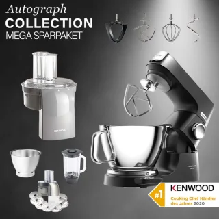 Kenwood KüchenmaschineTitanium Chef Baker Black KVC85.004BK -...