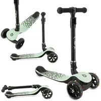 MoMi Dreiradscooter San, 0 km/h, 3-Rad Roller mit LED-Rädern & Klappfunktion
