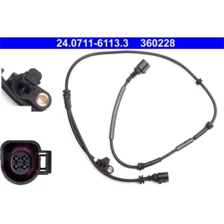 ATE Raddrehzahlsensor hinten Ford Seat VW Sharan 24.0711-6113.3
