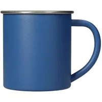elasto Becher ADVENTURA Outdoor Trinkbecher aus Edelstahl 340ml BPA-frei, Kaffeebecher, Teetasse, camping Zubehör, Becher mit Henkel, robust