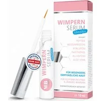 Medical Beauty Cosmetics Wimpernserum Sensitiv Vegan 10 ml - Lash Serum mit Hyaluron, Kollagen und Peptiden, klinisch & dermatologisch getestet, empfindliche Haut