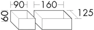 Burgbad Box 60x250x125 , ACHB013 ACHB013