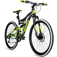 bergsteiger Mountainbike Kodiak 26, 29 Zoll Mountainbike, geeignet ab 150 cm, Damen, Herren, 21 Gang Shimano Tourney RD-TY300 Schaltwerk, Kettenschaltung, V-Bremse & Scheibenbremse
