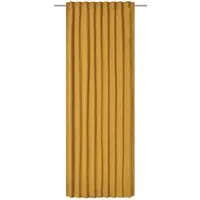 ELBERSDRUCKE Vorhang Gardine mit verdeckten Schlaufen Sunny curry 255 x 140 cm (1 St), Multifunktionsband, blickdicht, Polyester, grafisch, modern