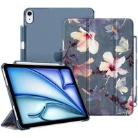 Fintie Tablet-Hülle für iPad Air 11'' M4/M3/M2(2026/2025/2024), iPad Air 5/4 Gen 2022/2020 10.9 Zoll, mit Stifthalter, ultradünne leichte Hülle mit transparenter Rückseite