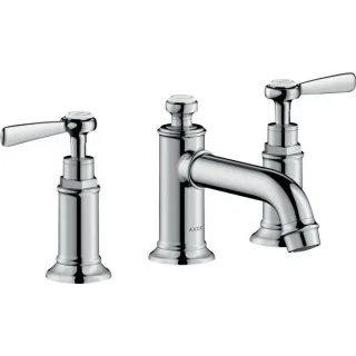hansgrohe Axor Montreux Waschtischarmatur 16535000 chrom, Ablaufgarnitur, 142 mm, Hebelgriff