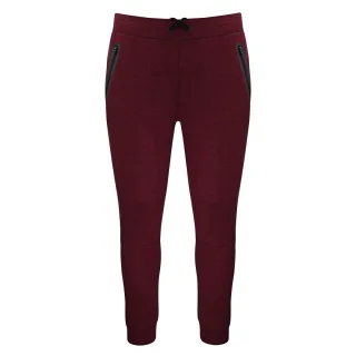 Neues Balance -Logo Burgund Herren Fortitech Fleece Stretch Track Hosen MP11143 GTH