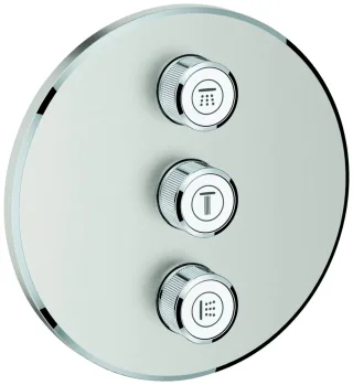GROHE 3-fach UP-Ventil Grohtherm Smart Control 29122 FMS rund supersteel, 29122DC0 29122DC0