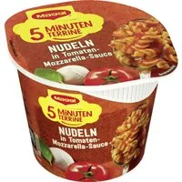 MAGGI Fertiggericht, Maggi 5 Minuten Terrine Nudeln in Tomate Mozzarella Sauce 55g