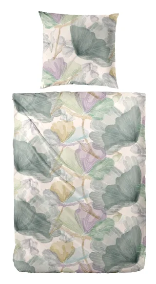 Primera Bettwäsche "Mako-Satin -Bettwäsche Lucida" 2 Stk. mit frischem Blumendesign