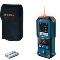 Laser-Entfernungsmesser GLM 40-31 Professional blau/schwarz, Reichweite 50m, rote Laserlinie
