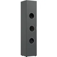 freiraum Wäscheschrank MRK Multiraumkonzept in GRAPHIT - 40x185x68cm (BxHxT)