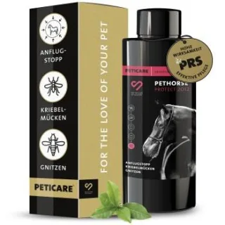 Peticare Anti-Kriebelmücken Gnitzen Refill für Pferde, Sommerekzem vorbeugen