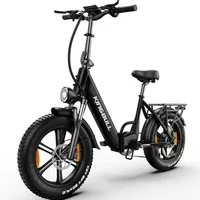 Vankel E-Bike Cityrad KLR herren Elektrofahrrad 648WH cityrad 20×4.0 damen 13.5AH max.100km, Kettenschaltung, Heckmotor, 648 Wh, (Beleuchtungsset mit Batterieladegerät, Batterieschlüssel, Werkzeug), 7 Gang, 648Wh Akku, Elektrofahrrad mit Gepäckträger
