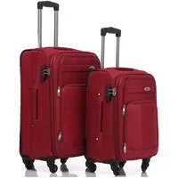Beibye Kofferset Set 2-tlg. 64 + 54cm - 4 Rollen - Dehnfalte