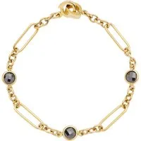 LEONARDO Armband Delica Clip&Mix, mit Kristallglas