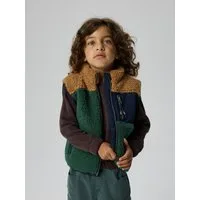 Name It Plüschweste NMMMACEY TEDDY VEST BLOCK Kunstfaser