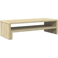 vidaXL Monitorständer Monitorständer Sonoma-Eiche 54x22x15 cm Holzwerkstoff