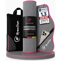 NirvanaShape Sporthandtuch Mikrofaser Handtuch, Microfaser Handtücher als Reisehandtuch, (Set), Microfaser Handtuch als Strandtuch oder Fitneesshandtuch