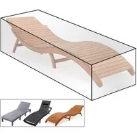 Woltu Schutzplane (1-St), Abdeckhaube für Sonnneliege 218x77x55cm