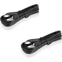 Wicked Chili MicroUSB Ladekabel für PS4 Controller Dualshock4 Gaming-Controllerkabel, MicroUSB, USB-A (180 cm), Extra Lang, mit Knickschutz, Play & Charge Gaming-Controllerkabel, Uni