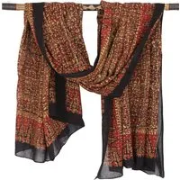 Guru-Shop Sarong Leichter Pareo Schal, Sarong, handbedrucktes..