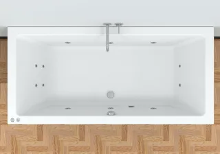 Riho Whirlpool Badewanne Lusso 180x80 EASYPOOL 3.1 mechanisch B036002005