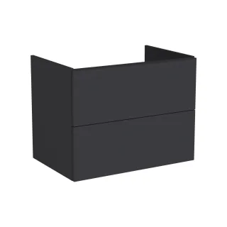 VitrA New Metropole Pure Waschtischunterschrank mit 2 Vollauszügen 78 x 52 x 60 cm Matt,67414 67414