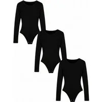 Diademita Body BASIC MAX Langarm Body Frauen 3er Pack (Set, 3-tlg., 3er Pack)