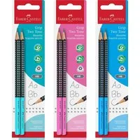 Faber-Castell Bleistift Bleistift Grip Two Tone B Blisterkarte