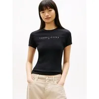 Tommy Jeans Kurzarmshirt TJW SLIM LINEAR TEE EXT mit Logo-Schriftzug