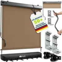 tillvex Senkrechtmarkise tillvex® Senkrechtmarkise Außenrollo Sichschutz Balkon Markise für