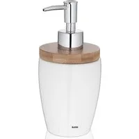 kela Seifenspender Natura, glänzende Keramik, 350 ml, leicht zu befüllen