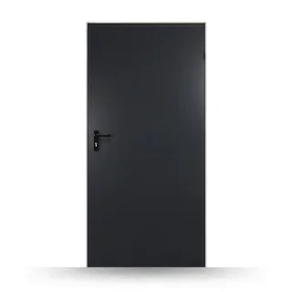 Kellertür Stahl, für außen und innen, 770 x 2010 mm oder nach Maß, Anthrazit, Modell Dinslaken, individuell konfigurieren